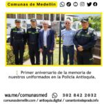 Homenaje a policías asesinados en Amalfi