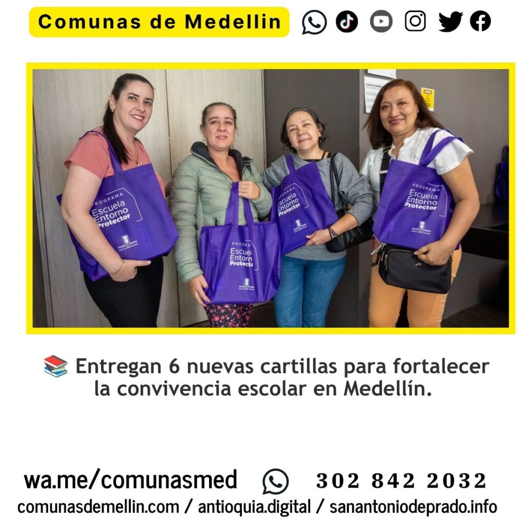 Medellín entrega herramientas para mejorar convivencia escolar
