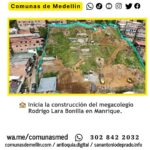 Construyen megacolegio Rodrigo Lara Bonilla en Manrique