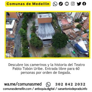 Recorrido gratis por el Teatro Pablo Tobón Uribe