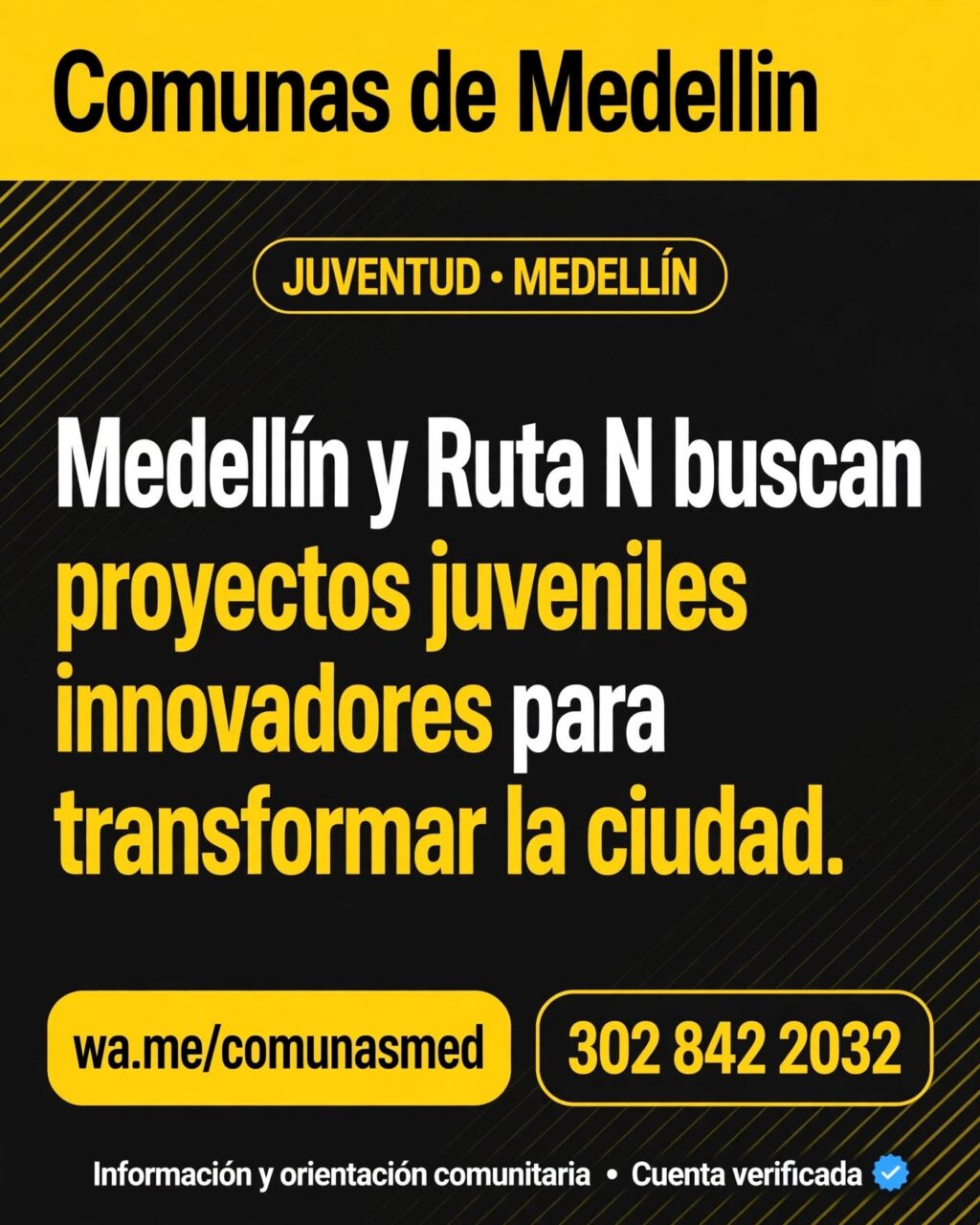 Premio Gen N busca jóvenes innovadores en Medellín