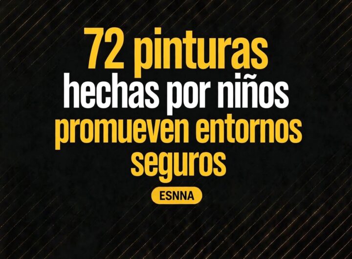 72 pinturas hechas por niños promueven entornos seguros
