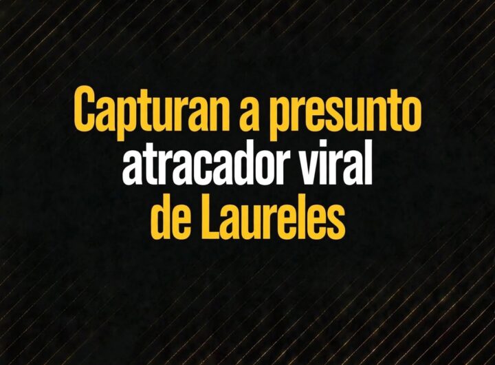 Capturan a presunto atracador viral de Laureles