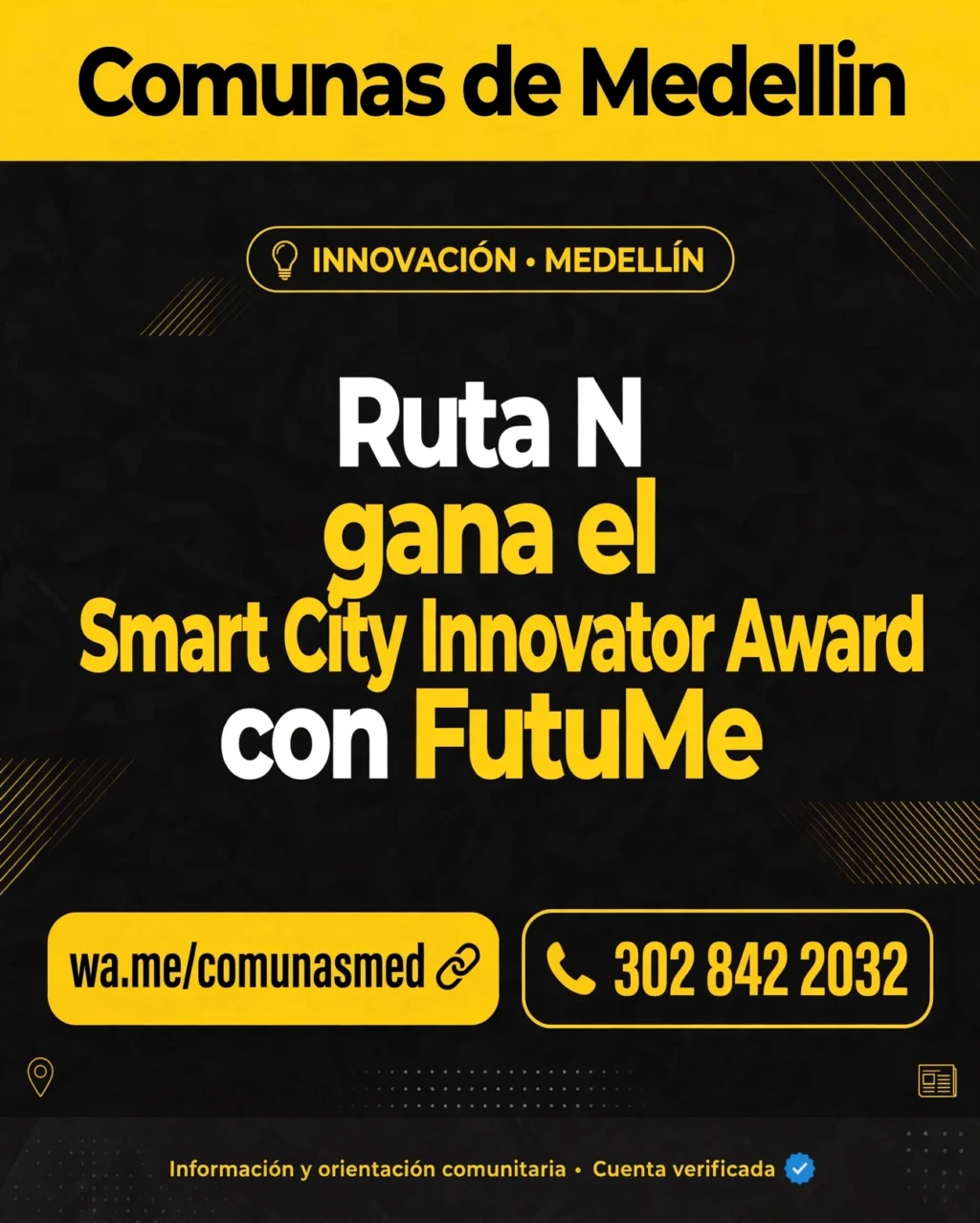 Ruta N gana premio en Andicom con el programa FutuMed