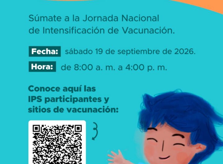 Medellín se une a jornada nacional de vacunación
