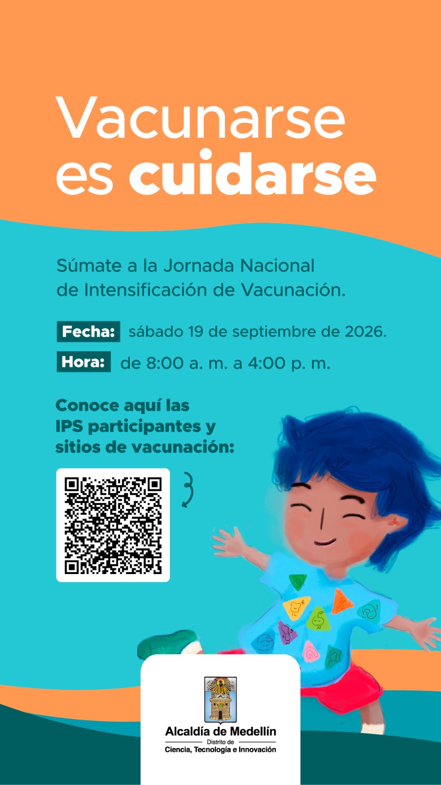 Medellín se une a jornada nacional de vacunación