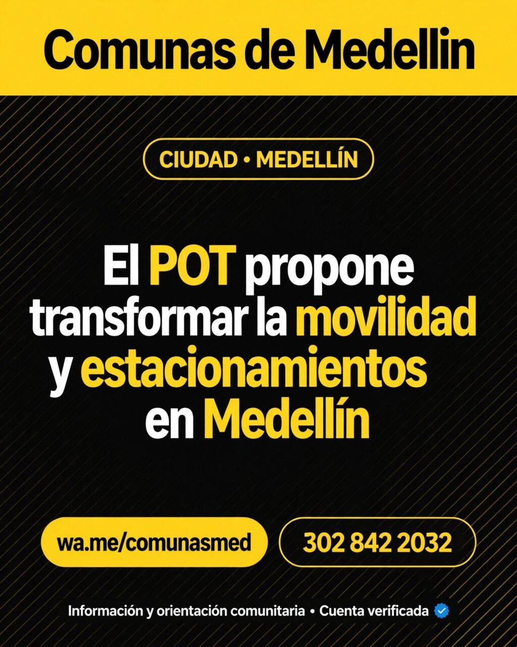 El POT propone cambios en estacionamientos y movilidad