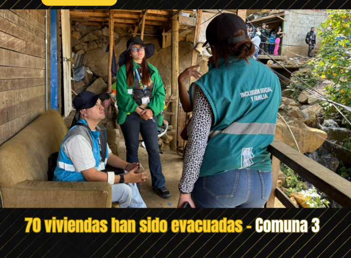 Evacúan 70 viviendas en Manrique para proteger a las familias