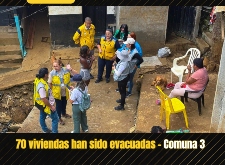 Evacuación humanitaria en Manrique protege a 73 familias