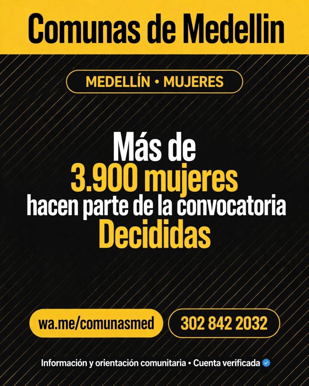 Impulso a 3.900 mujeres en Decididas Medellín