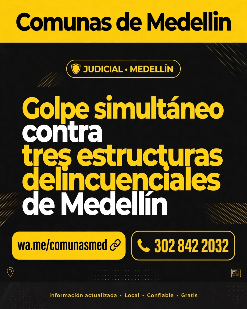 Golpe a tres bandas criminales deja 26 judicializados