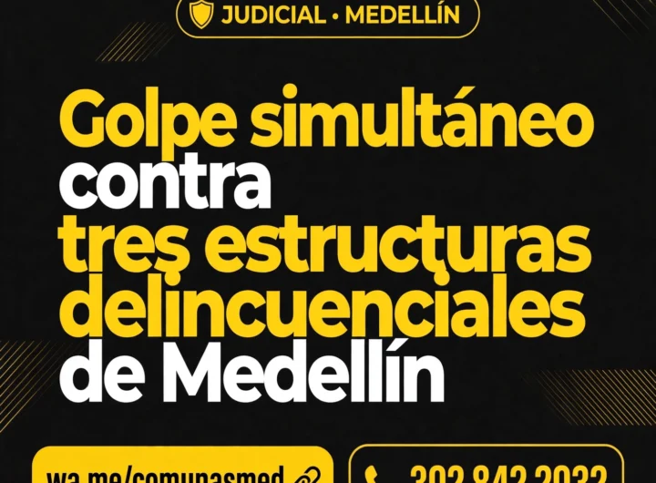 Golpe a tres bandas criminales deja 26 judicializados