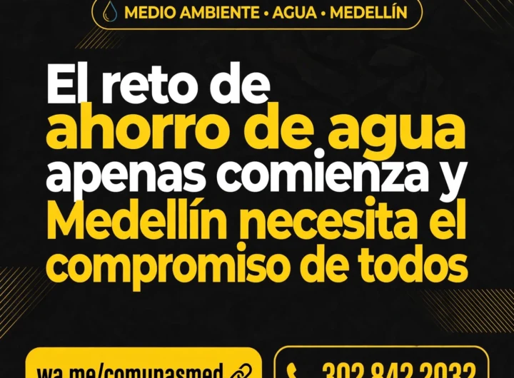 Medellín debe ahorrar agua para evitar cortes de EPM