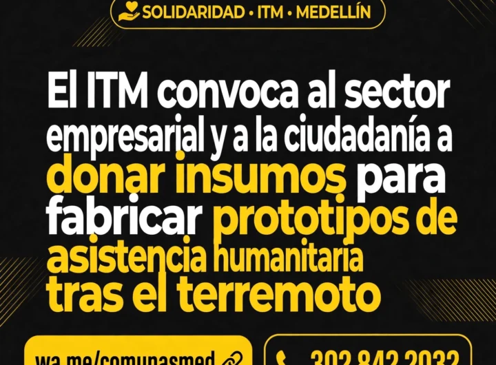 ITM pide insumos para fabricar ayuda tras terremoto