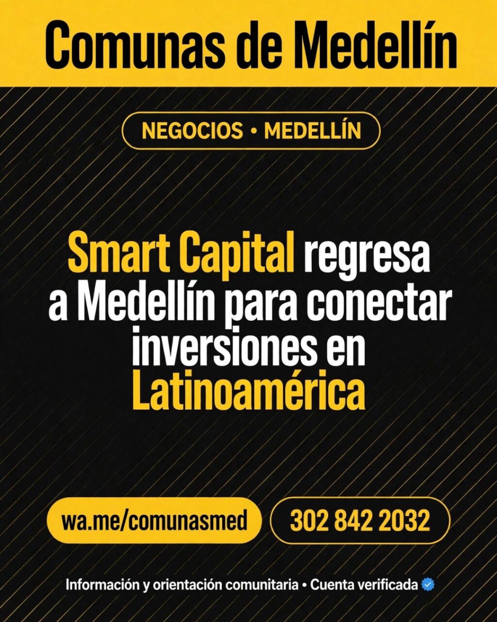 Smart Capital regresa a Medellín para impulsar startups
