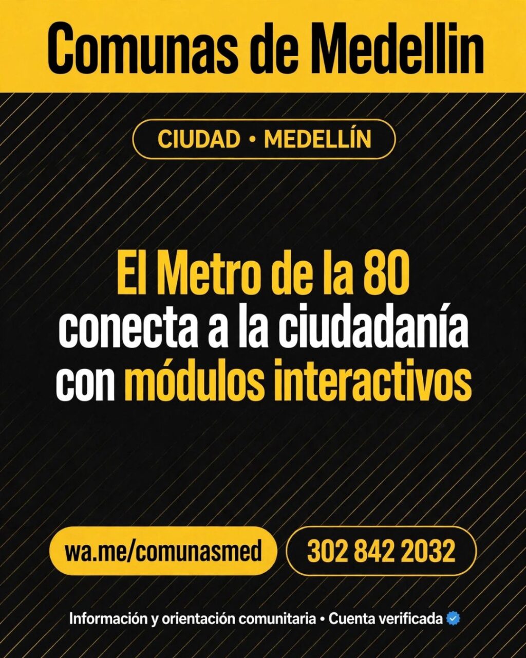 Metro de la 80 presenta módulos interactivos en Medellín