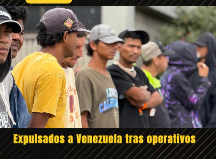 Expulsan a 18 extranjeros de Medellín a Venezuela