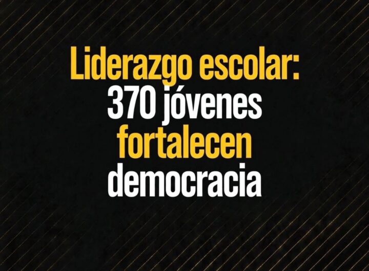 Liderazgo escolar: 370 jóvenes fortalecen democracia