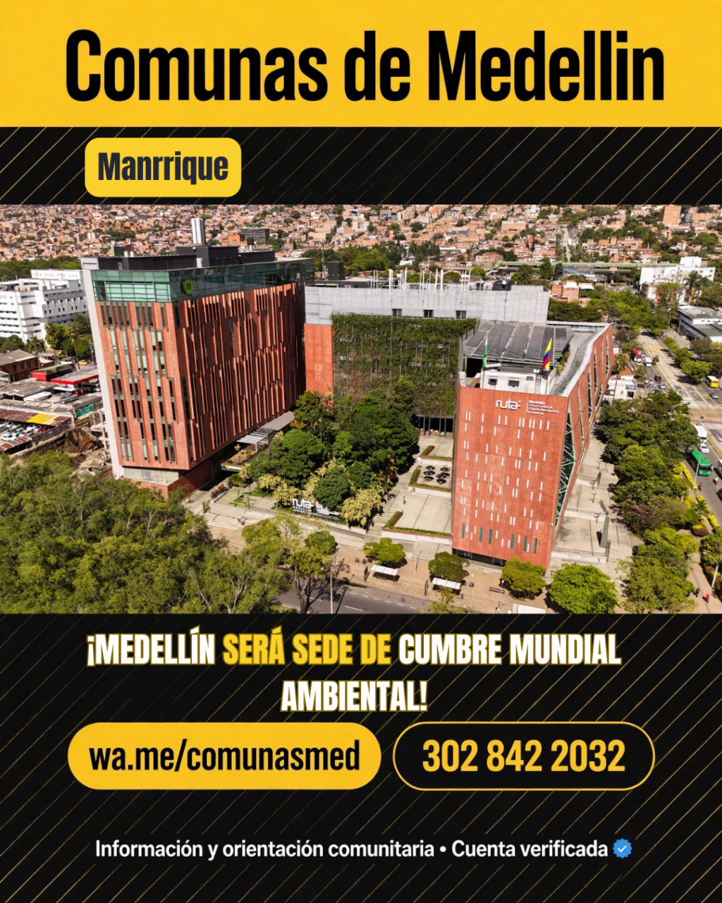 Medellín será sede de Climate Week Biodiversity 2026