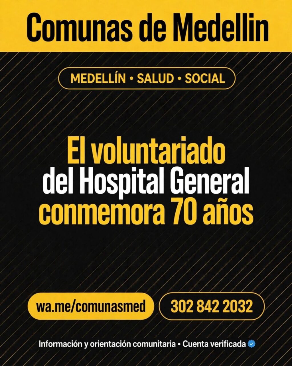 Voluntariado del Hospital General celebra 70 años