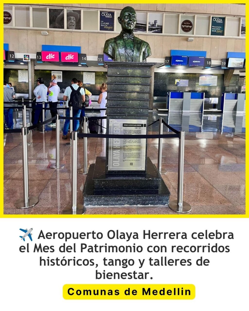 Mes del Patrimonio en Aeropuerto Olaya Herrera