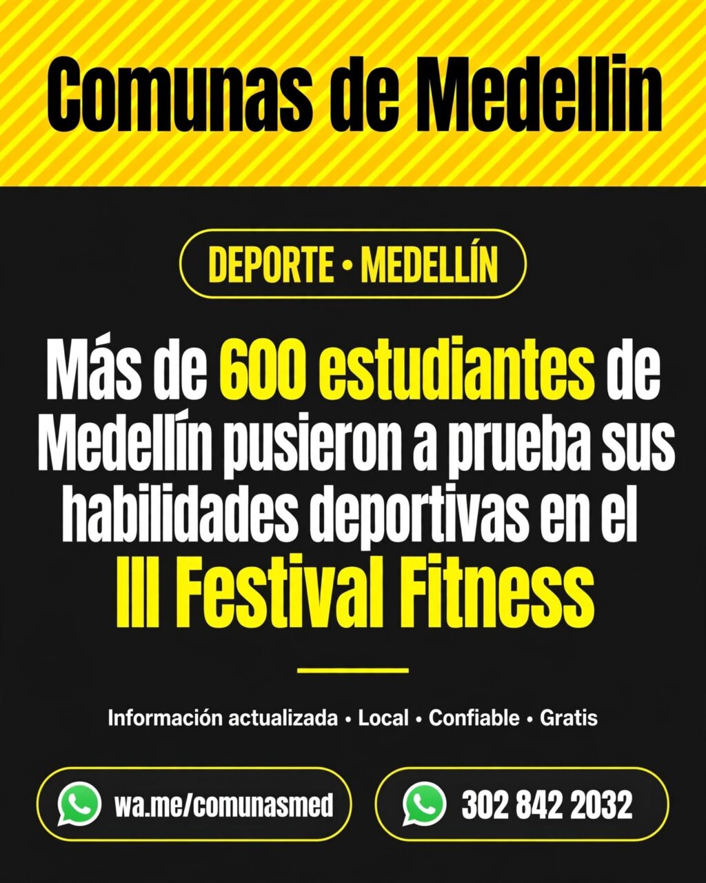 III Festival Fitness reunió a 600 estudiantes en Medellín