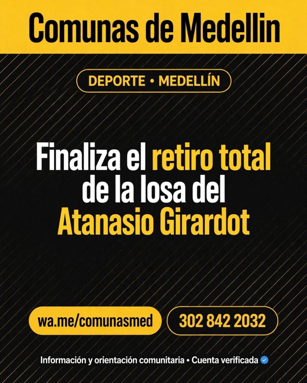 Retiran cubierta de la tribuna Occidental del Atanasio