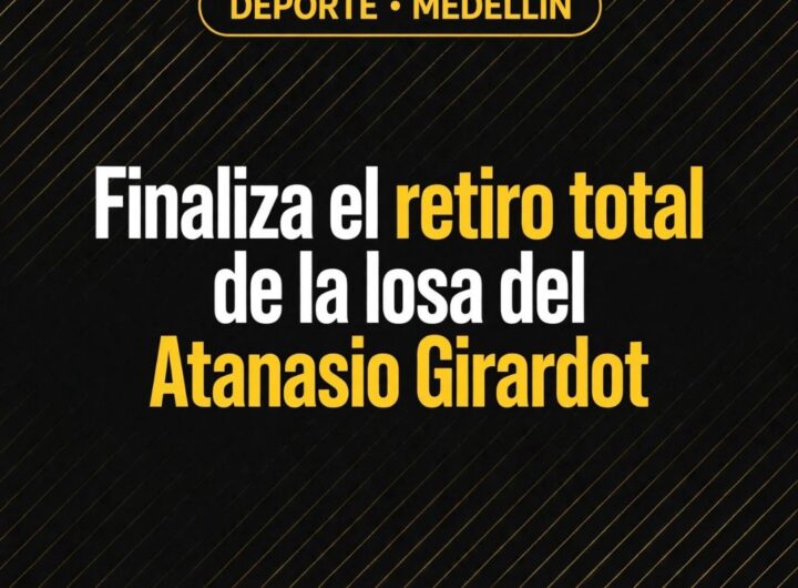 Retiran cubierta de la tribuna Occidental del Atanasio
