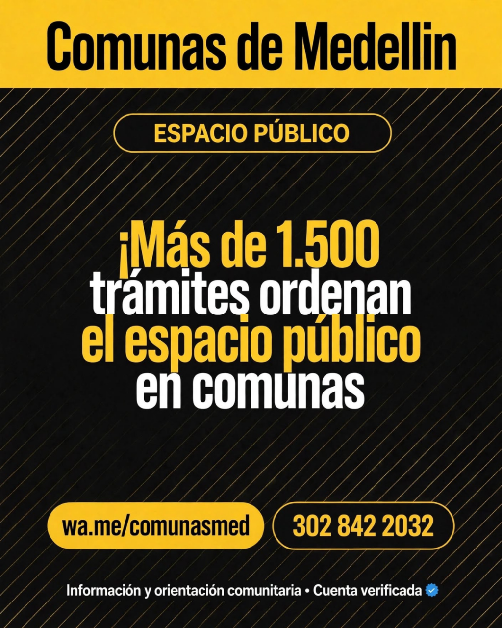 Medellín impulsa el orden del espacio público