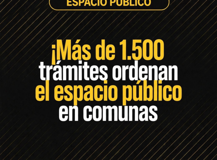 Medellín impulsa el orden del espacio público