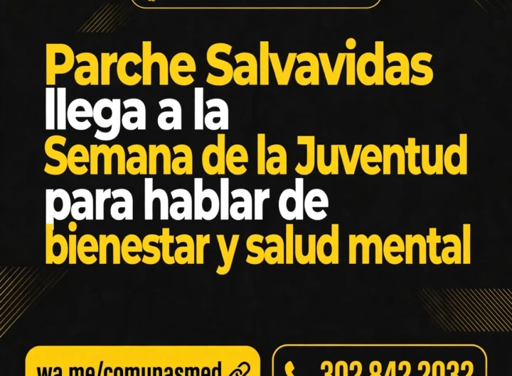 Parche Salvavidas de salud mental en la Semana de Juventud