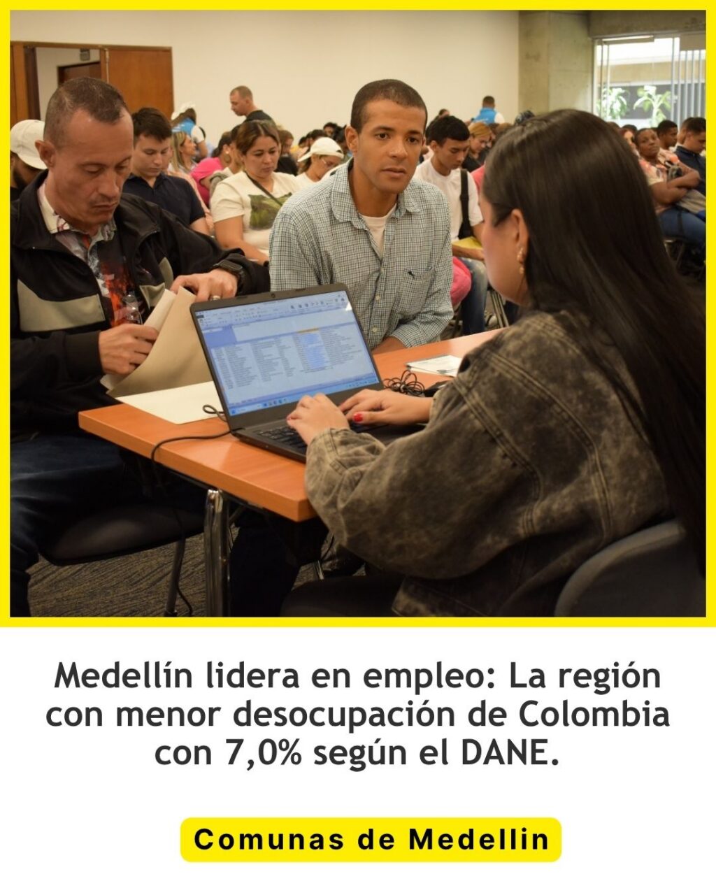 Medellín lidera el menor desempleo en Colombia en 2026