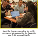 Medellín lidera el menor desempleo en Colombia en 2026