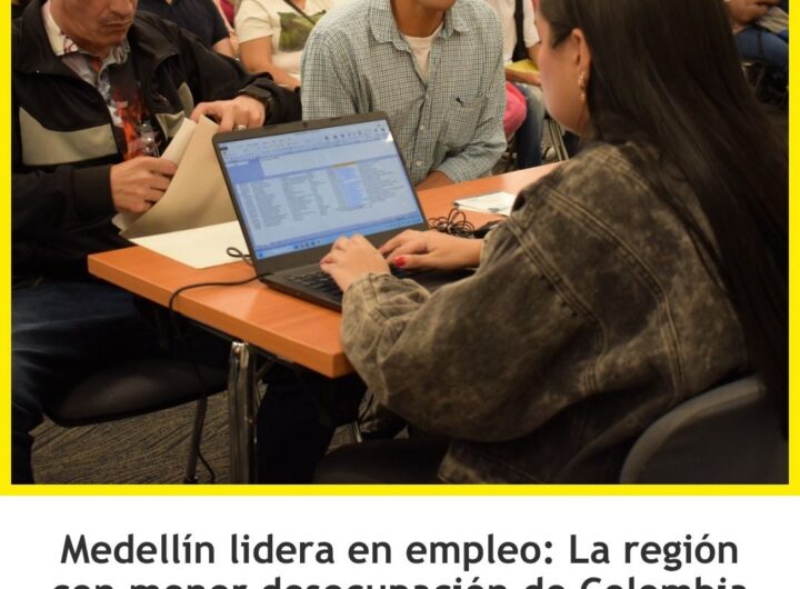 Medellín lidera el menor desempleo en Colombia en 2026