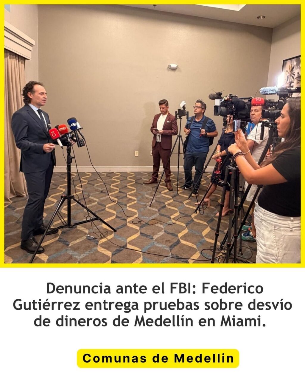 Gutiérrez entrega al FBI pruebas de corrupción en Miami