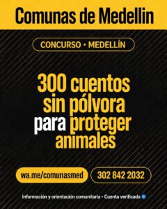 Concurso Animalizarte convoca 300 cuentos sin pólvora para proteger animales