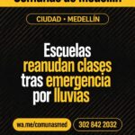 Escuelas reanudan clases tras emergencia por lluvias