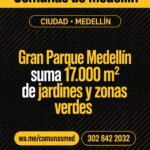 Gran Parque Medellín suma 17.000 m² de jardines y zonas verdes