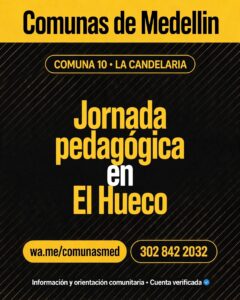 Jornada pedagógica en El Hueco impulsará cuidado del espacio público