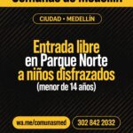 Entrada libre en Parque Norte a niños disfrazados
