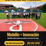 Medellín realiza las primeras pruebas de transporte de carga con drones