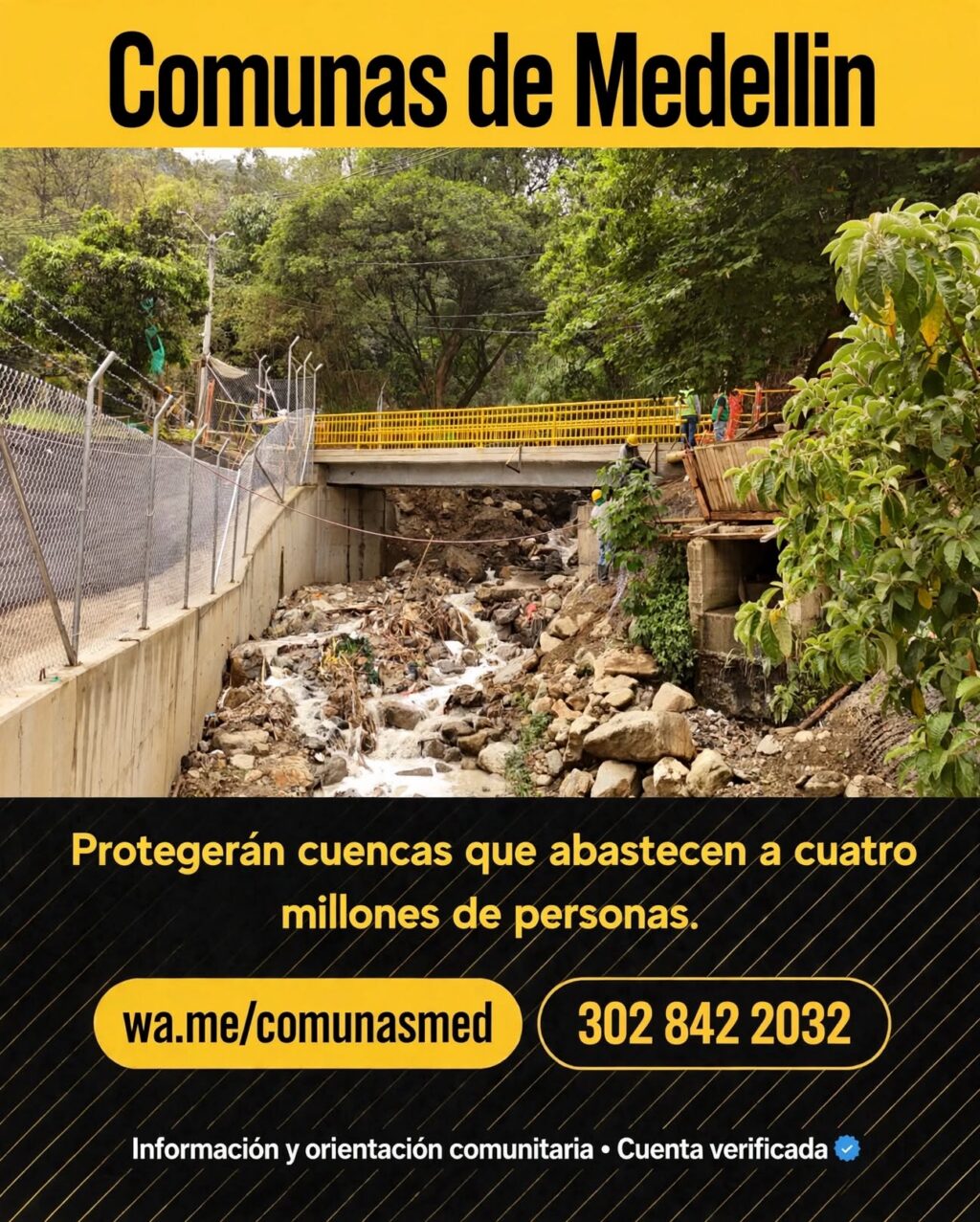 Gran Pacto por la Seguridad Hídrica protegerá el agua de Medellín por 10 años