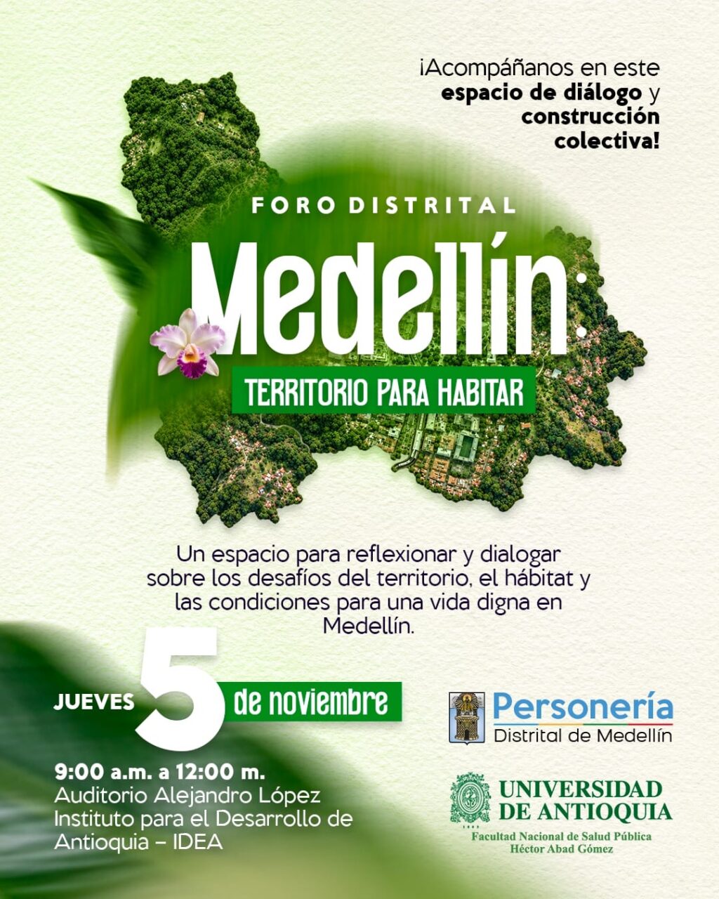 Foro Distrital Medellín: Territorio para Habitar