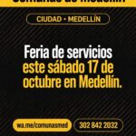 Feria de servicios para familias afectadas por lluvias en Medellín