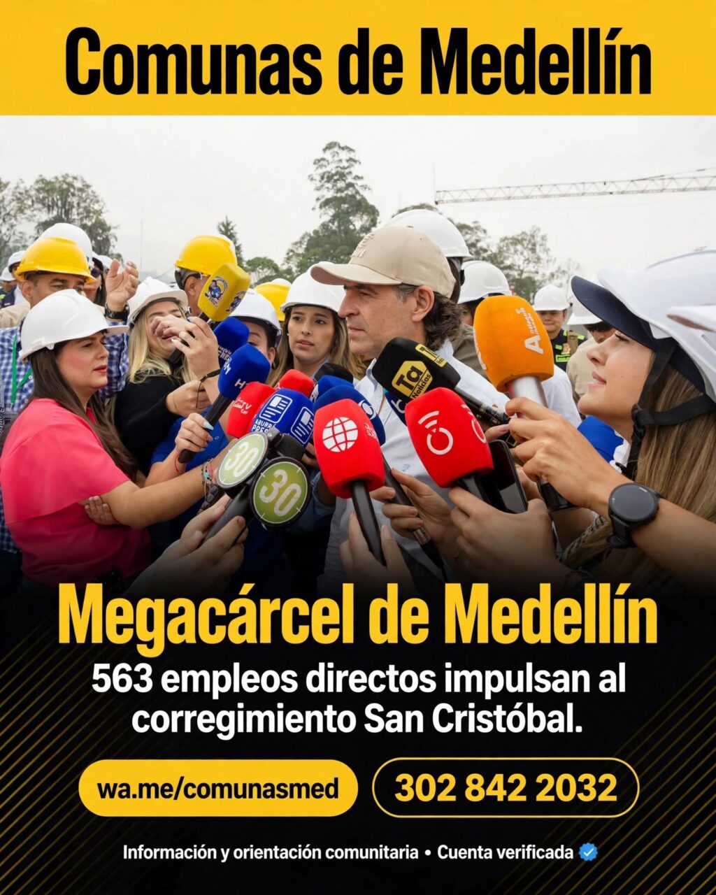 Megacárcel de Medellín alcanza el 47 % de avance de obra