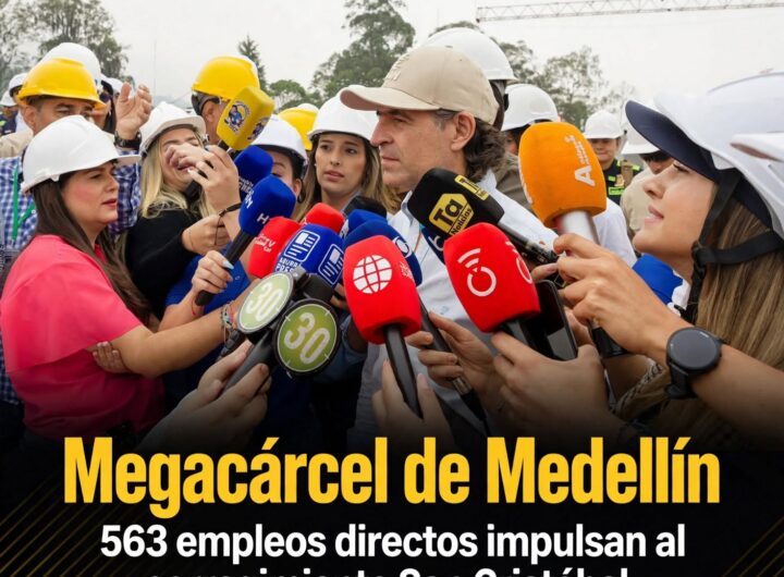 Megacárcel de Medellín alcanza el 47 % de avance de obra