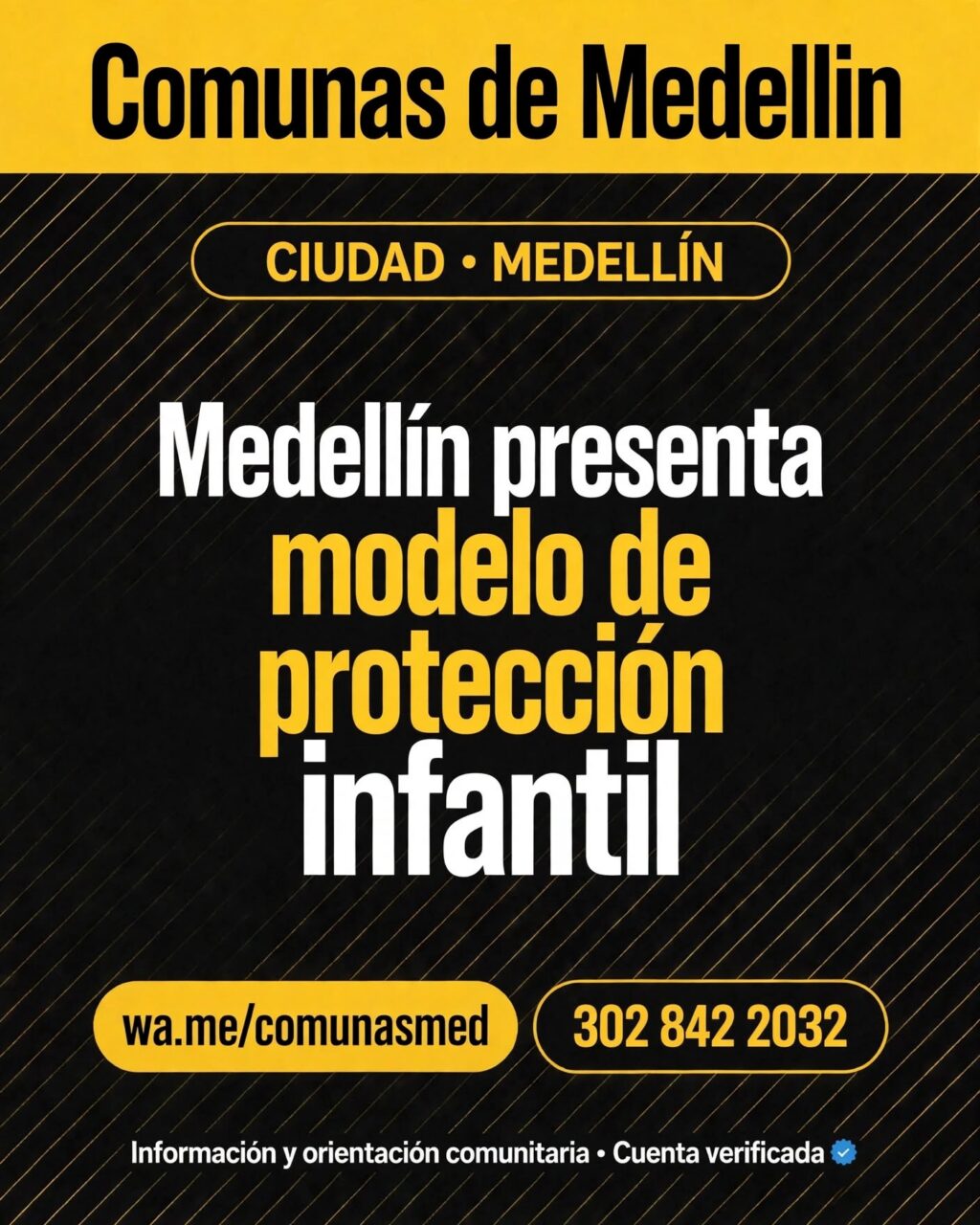 Medellín presenta modelo de protección infantil