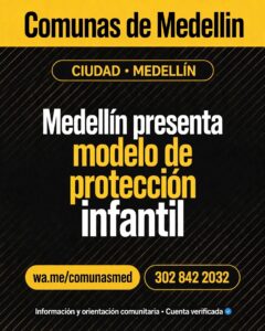 Medellín presenta modelo de protección infantil