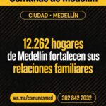 12.262 hogares de Medellín fortalecen sus relaciones familiares