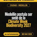 Medellín postula ser sede de la Climate Week Biodiversity 2027